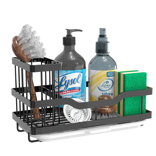 Multipurpose Self-draining Sink Organizer