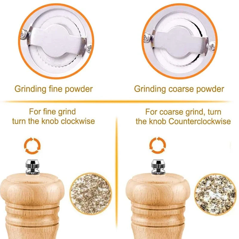 Manual Wooded Multi-Purpose Grinder for Kitchen