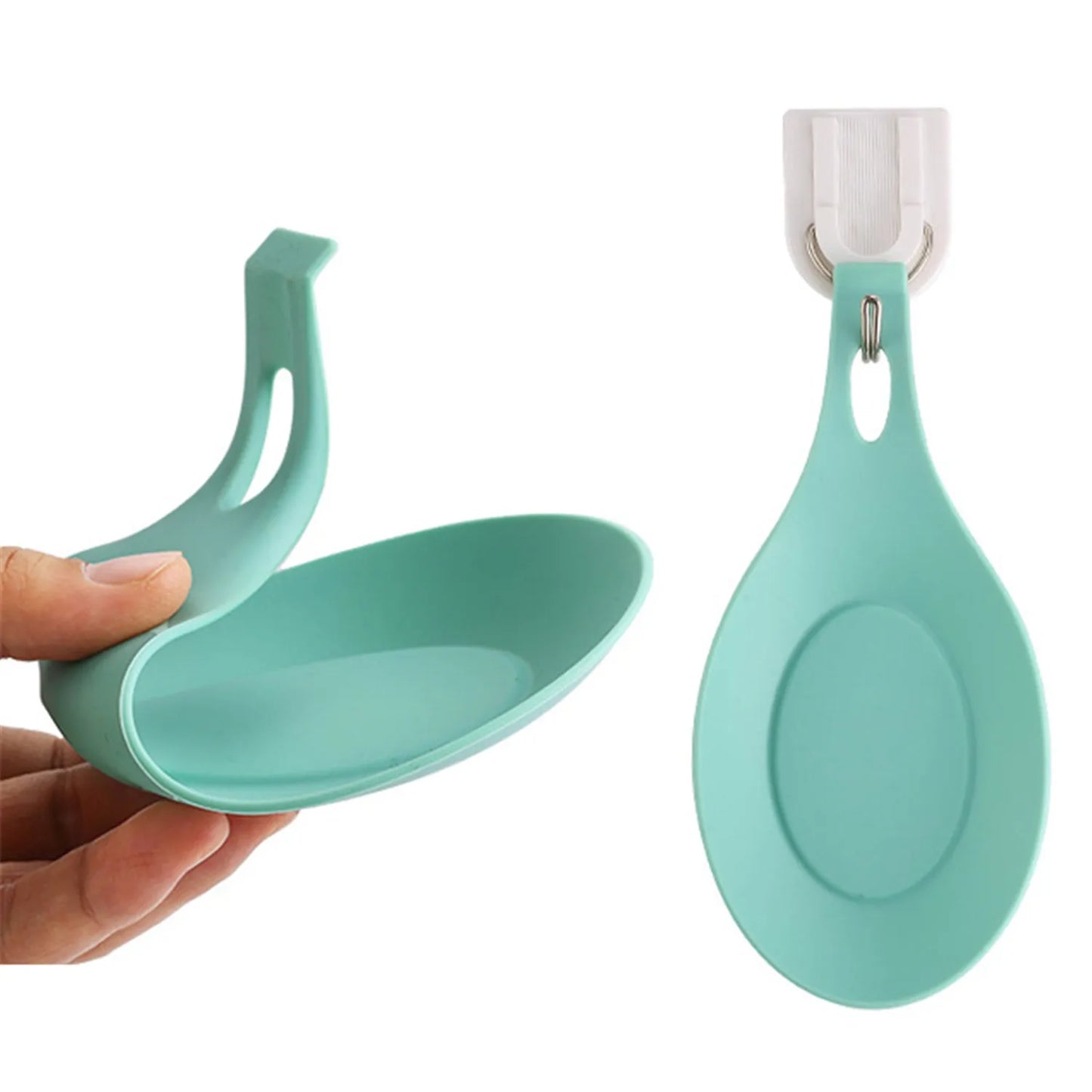 1PC Heat Resistant Silicone Spoon Holder