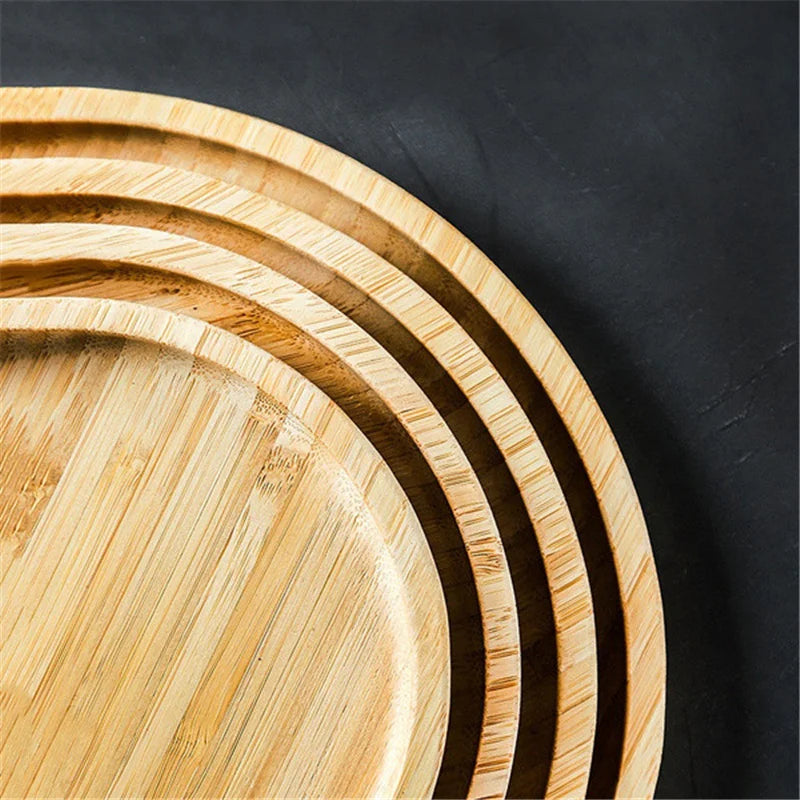 Wooden Round Serving Platter