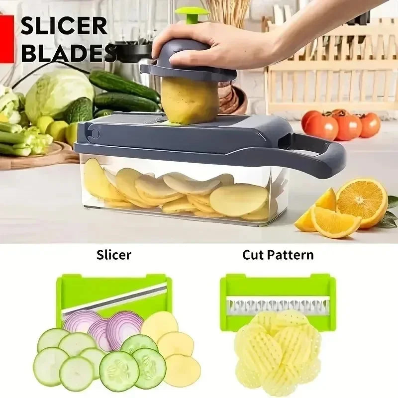 Multifunctional Vegetable Chopper 14/16 in 1