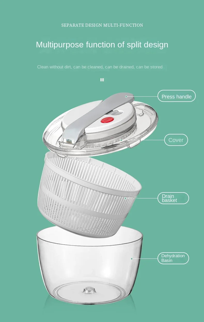 Multifunctional Vegetable Salad Spinner