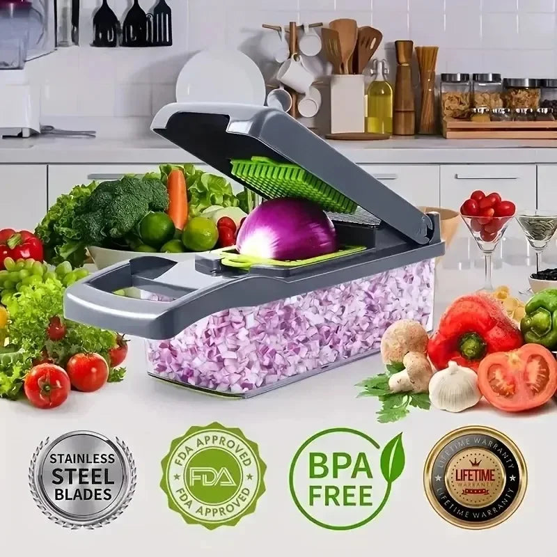 Multifunctional Vegetable Chopper 14/16 in 1