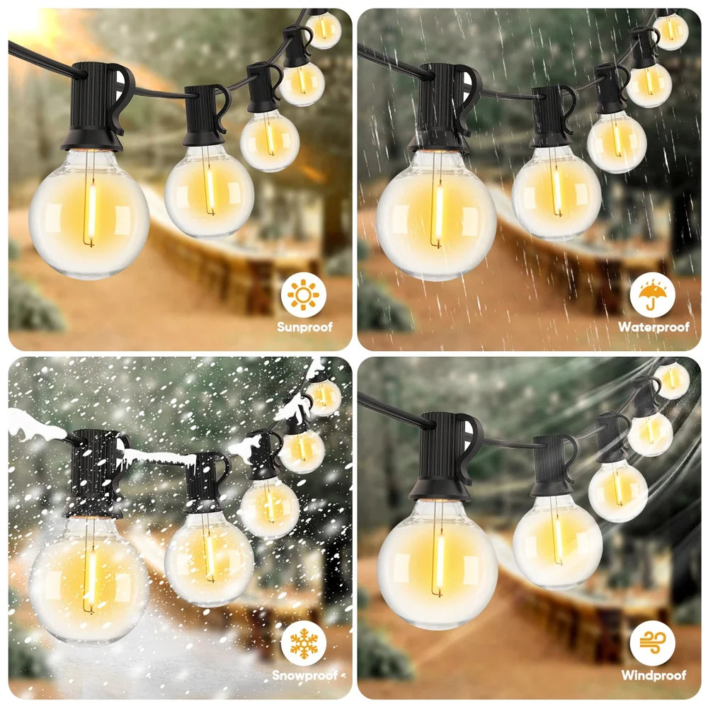 Outdoor Waterproof LED Garland String Lights