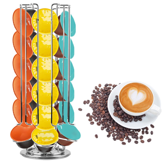 24 Cup Swivel Coffee Pod Tower