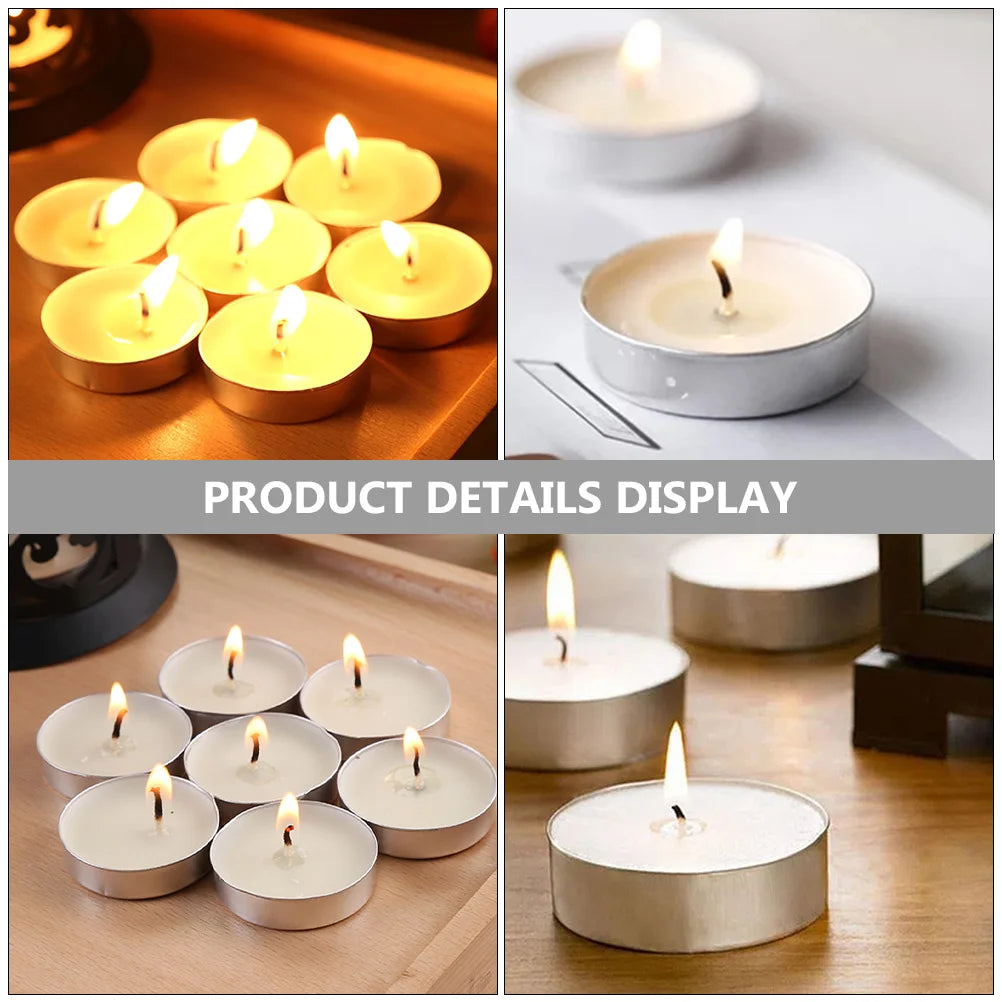 50 Pcs Round Scented Tealight Candles