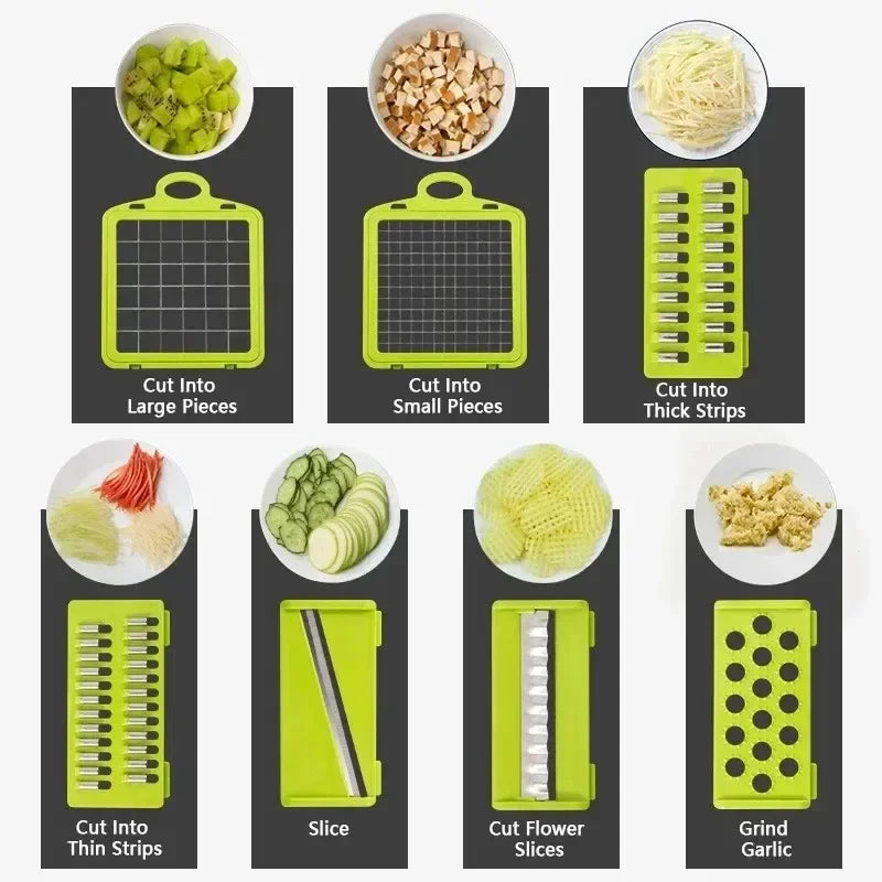 Multifunctional Vegetable Chopper 14/16 in 1