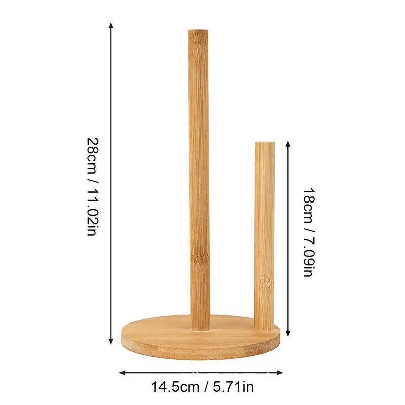 Wood Paper Towel Holder