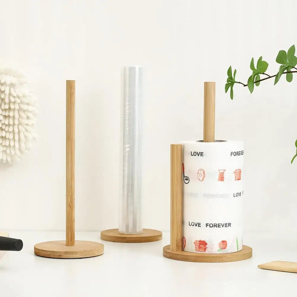 Wood Paper Towel Holder