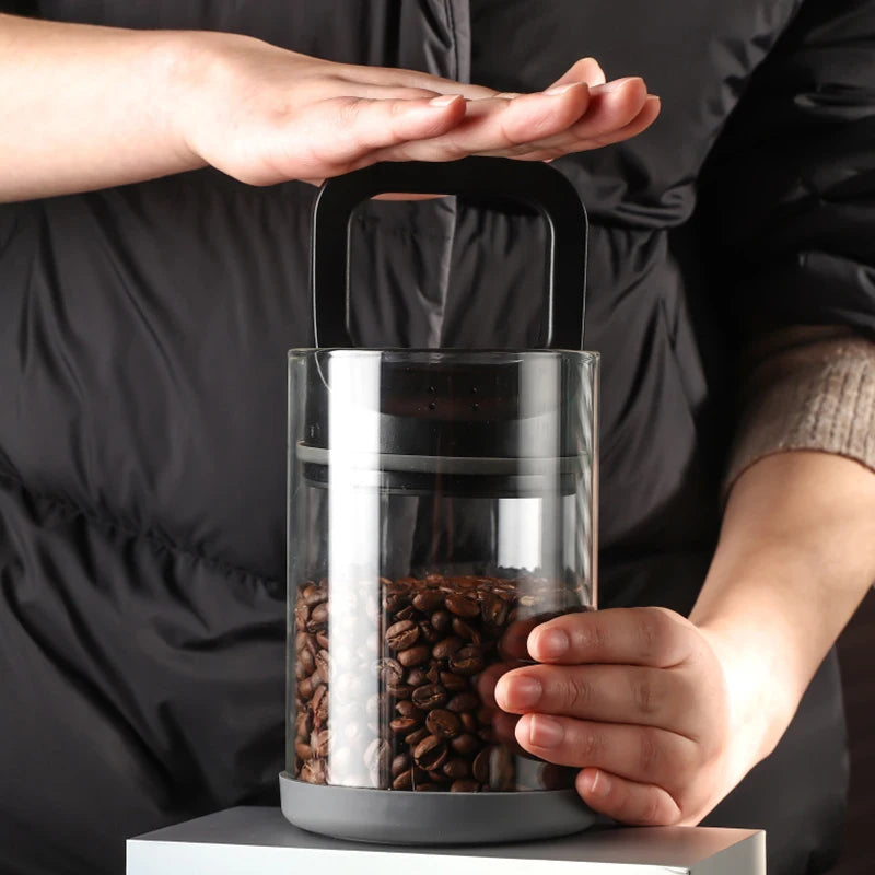 Vacuum Sealed Storage Container for Coffee & Beans