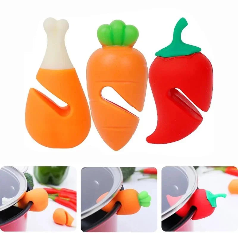 Silicone Anti-Overflow Pot Cover Lifter