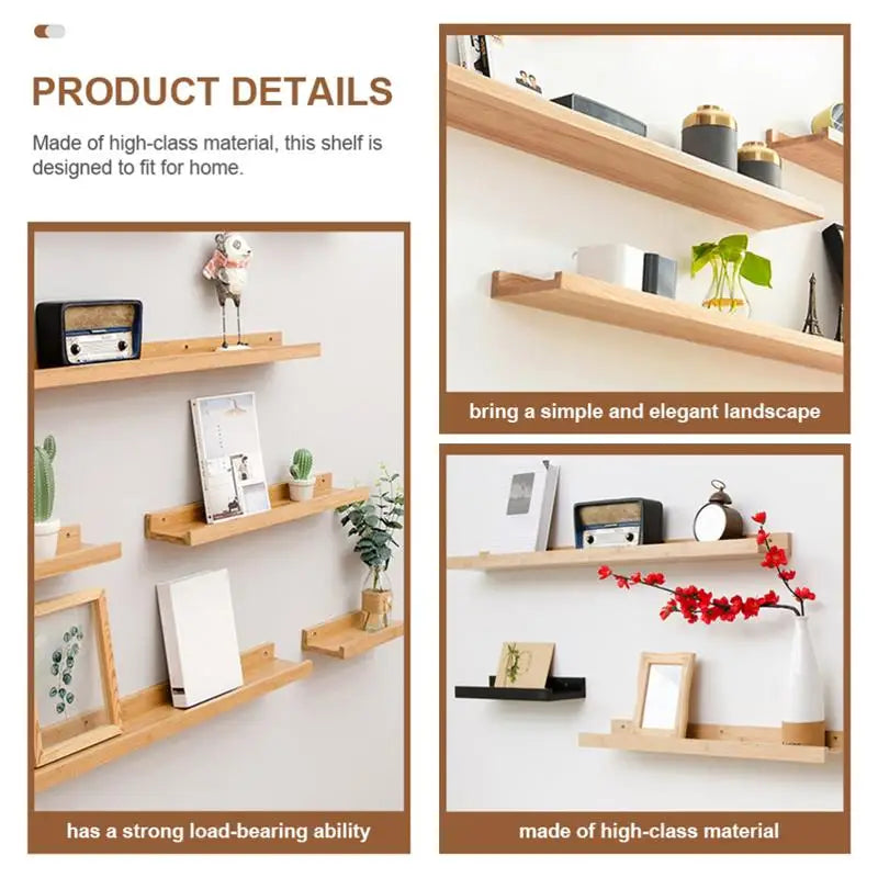 Corner Wall Floating Display Shelf