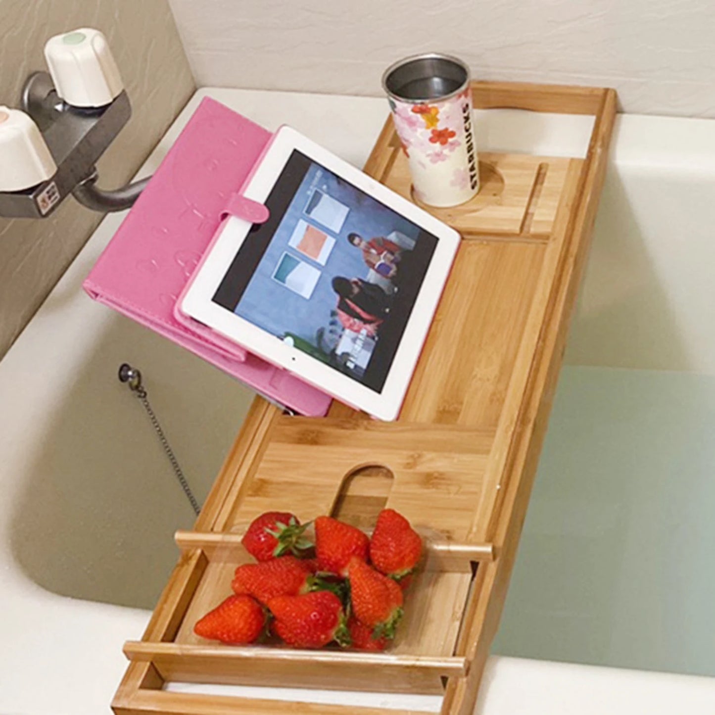 Folding Bathtub Caddy