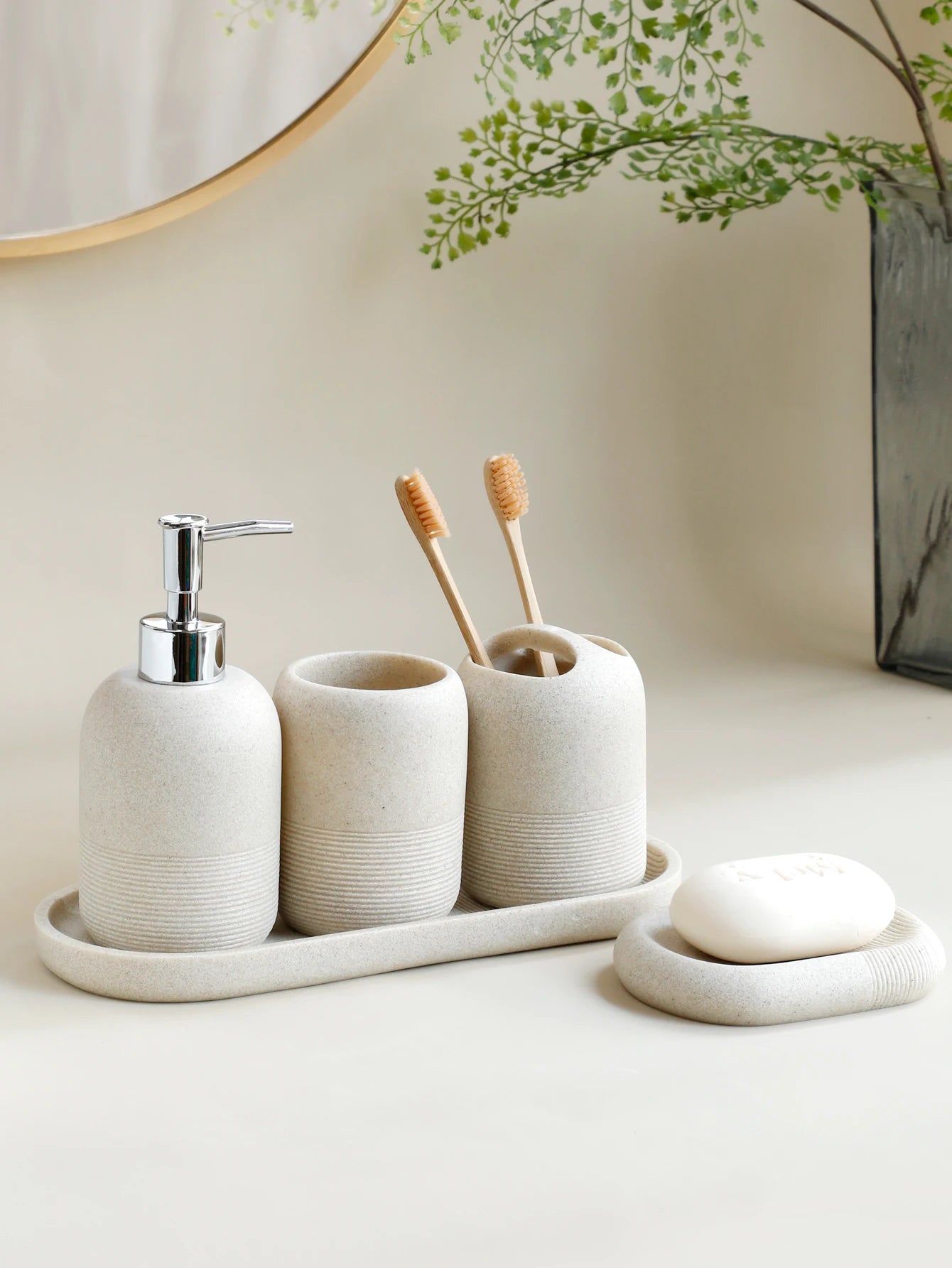 5 Pcs Bathroom Accessories Set